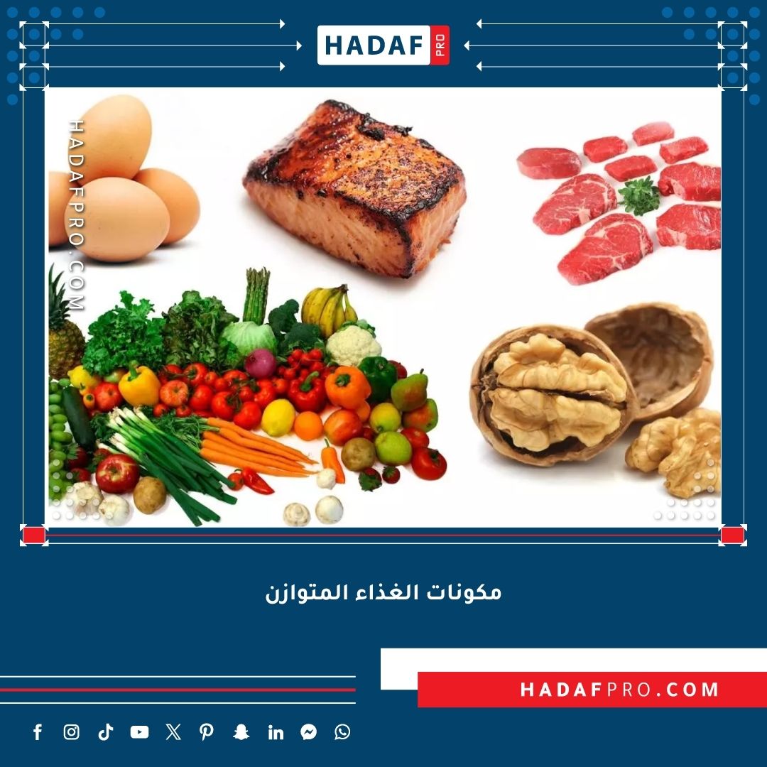 You are currently viewing مكونات الغذاء المتوازن – ما الذي يجب أن تحتويه وجبتك اليومية؟